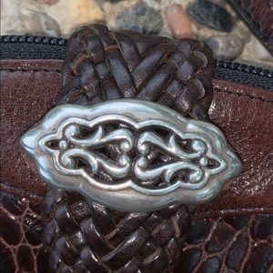 Brighton crossbody purse - brown leather